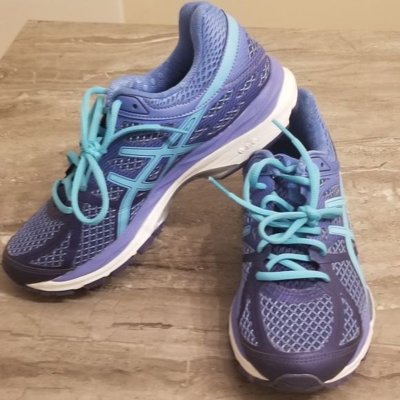 Asics blue women's shoes size 7.5 US - Picture 1 of 13